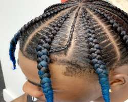 He loves to experiment with hair and often shares videos of his hair getting done with different hairstyles and colors.